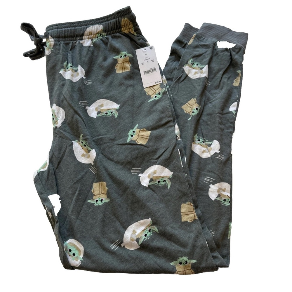 Star Wars Baby Yoda Men's Size S Cotton blend Pajama Pant NEW